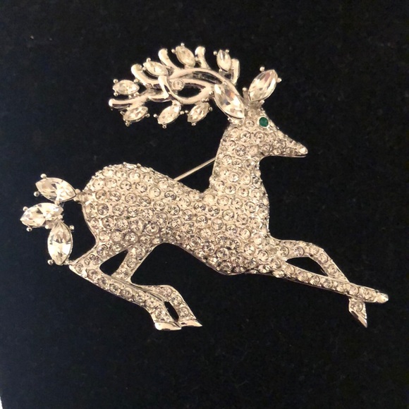 Nolan Miller | Jewelry | Nolan Miller Reindeer Pin | Poshmark